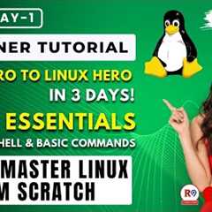Linux tutorial for beginners 2025 | Linux basics and commands | [2025] | Live Day-1 | Red9SysTech