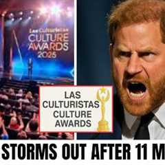 NO APPLAUSE! Harry Furiously STORMS Out of Las Culturistas Awards2025 After Awkward 11-Minute Speech