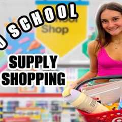 BACK TO SCHOOL SUPPLIES SHOPPING