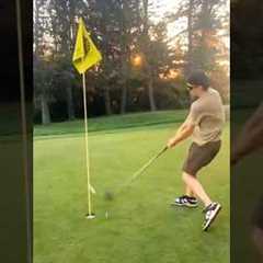 The Greatest Golf Shot off All Time 😱 #shorts