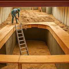 This guy is building a secret underground bunker that even the police will never find!