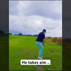 Unbelivevable shot at Herdla Open 2025!    #golfshorts #golf #golfswing #golfswings