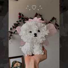 Diy flower puppy gift 🐶🐾 #diy