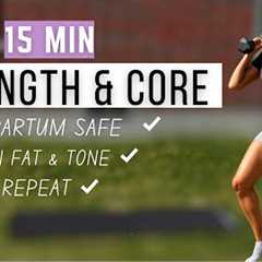 15-Min Full Body Dumbbell Workout at Home | Strength Training & Core Workout
