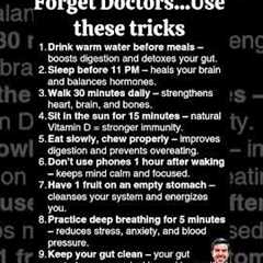 9 Daily Health Hacks Doctors Won’t Tell You! 💡
