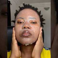 Skincare routine for dry acne prone skin #asmr #skincare #skincareroutine #acneproneskin