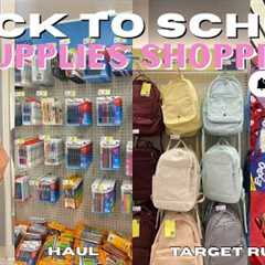 BACK TO SCHOOL SUPPLIES SHOPPING 2025 + Target Haul