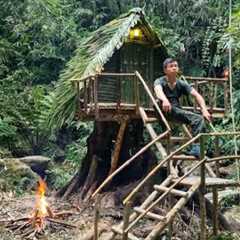 Survival skills, Building a simple tree house in the primeval forest