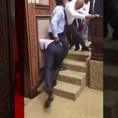 Maldives parliament descends into violence between politicians. #Maldives #Shorts #BBCNews