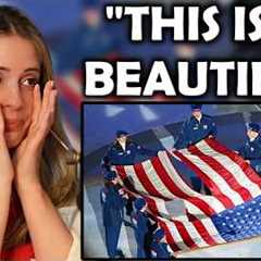 European Girl Reacts to the Most Patriotic Sports Moments EVER!