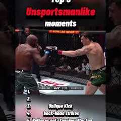 #unsportsmanlike #disqualification #illegal #ufc #mma #moments #youtubeshorts