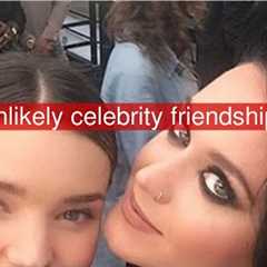 Unlikely celebrity friendships