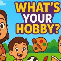 English Nursery Rhymes And Kids Song |What’s Your Hobby?🎨⚽📚 poem planet 2025 🌟
