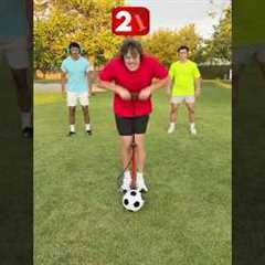 Don't Pop The Football! ⚽️ #football