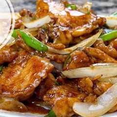 Chicken And Onion Stir Fry | Flavorful, Tender And Juicy Chicken Stir Fry With Vegetable