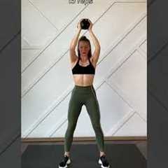 quick full body kettlebell workout #shorts
