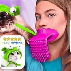 Testing WEIRD AMAZON Cat Products *again*