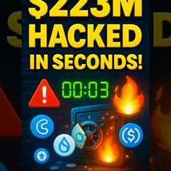$223M HACKED in SECONDS! How it happened ⚠️ #CryptoNews #DeFi #Sui