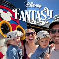 ✨OUR FIRST EVER DISNEY CRUISE - Embarkation Day on the Disney Fantasy! | Barcelona to Southampton..