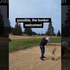 This is how you do it!!#funnygolf #sandtrap #golfing #vokey