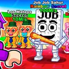 I used INFINITE LUCK to UNLOCK NEW JOB JOB SAHUR in Roblox Steal a Brainrot!