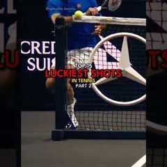 Top 15 Luckiest Shots in Tennis | Part 2