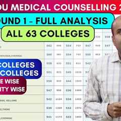 🔴 LIVE | TamilNadu Medical Selection 2025 | Round 1 | Full Analysis | College Wise | Community Wise