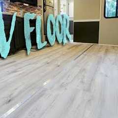 RV Flooring with Slide & Mold Treatment - Our RV Renovation