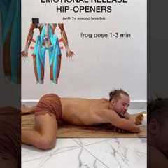 Releasing stored emotions from our hips 👀 #hipopeners #hipopening #emotionalrelease #yoga #shorts