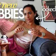 trying new hobbies in my 20s *to stop scrolling*