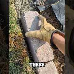 how to install brick landscape edging in 30 seconds | Lawn Care Springfield IL