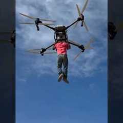 Giant Agriculture Drone Lifting a Man!😱