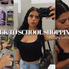 back to school shopping | school supplies edition | 2025 | nursing school supplies shopping
