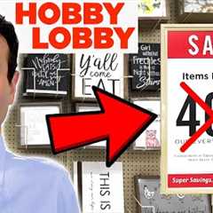 10 Shopping SECRETS Hobby Lobby Doesn't Want You To Know!