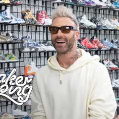 Adam Levine Goes Sneaker Shopping With Complex