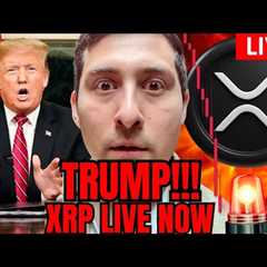 XRP TRUMP SPEAKS LIVE NOW!!🔴XRP BREAKING