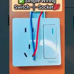 Simple💯Household🏠Electrical⚡Wiring Tips💡🥶#wiring #electricalindia#electrician #electrical..