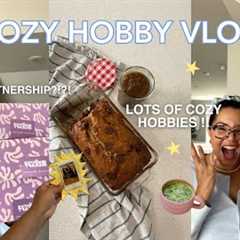 a very cozy hobby vlog 🌷