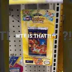 Unbelievable Pokemon find in the Wild at Walmart Vintage Base Set Charizard!