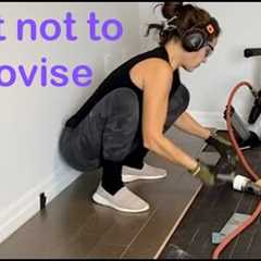 How to install hardwood floors #DIYflooring #floor #hardwoodfloor #flooringnailer #Lcleats