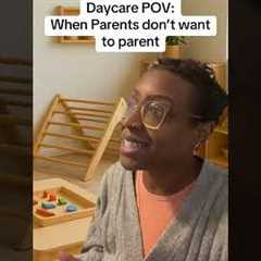Parents who don’t actually PARENT #daycare #comedy #funny #childcare #fyp #relatable #parenting