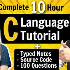 C Language Tutorial for Beginners (with Notes & Practice Questions)