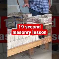 A Brief #masonry Lesson