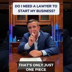 Do you need a lawyer to start a #business? 🤨