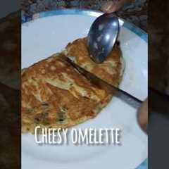 Cheesy Omlette recipe | Healthy breakfast ideas| egg recipes | How to make Omlette ? #shorts #yt
