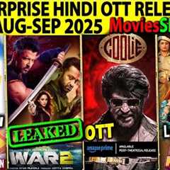 SURPRISE New Hindi OTT Release AUG-SEP l SuperManHindi-Dub, WAR2, Coolie, Scam Punjabi Series-Movies