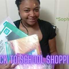 Back To School Supplies Shopping + Haul *Shopomore Year*