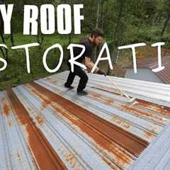 Restoring our Rusty Metal Roof - Pole Barn Makeover