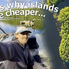 Getting 13,000 LBS of Concrete to Our Island | Building a Log Cabin On Our Island Ep.3
