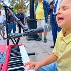 When a 4-Year-Old Sings and Plays Piano “You Raise Me Up”… WOW 😱